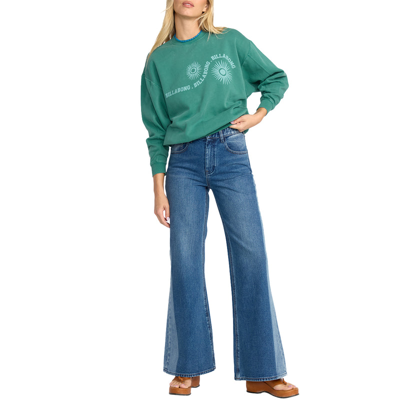 Load image into Gallery viewer, Billabong Women's Time for Kendal Crew Sweatshirt 5
