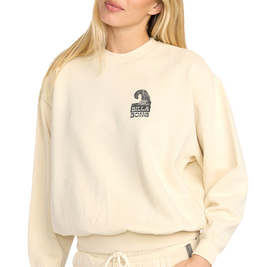 Billabong Women's Sun Wave Livin Kendal Crew Sweatshirt 3