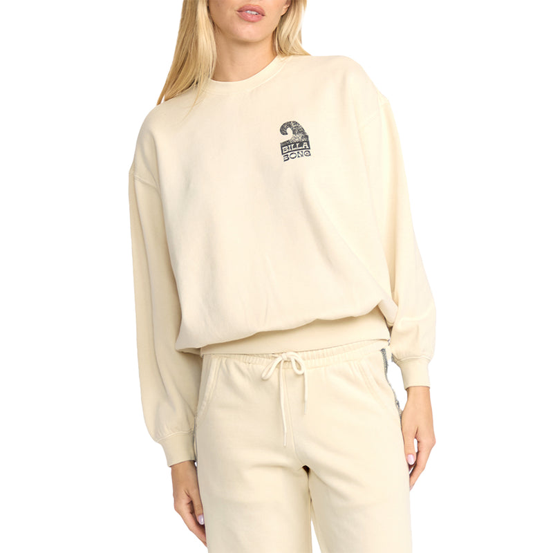 Load image into Gallery viewer, Billabong Women's Sun Wave Livin Kendal Crew Sweatshirt 1
