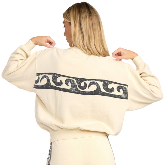 Billabong Women's Sun Wave Livin Kendal Crew Sweatshirt 4