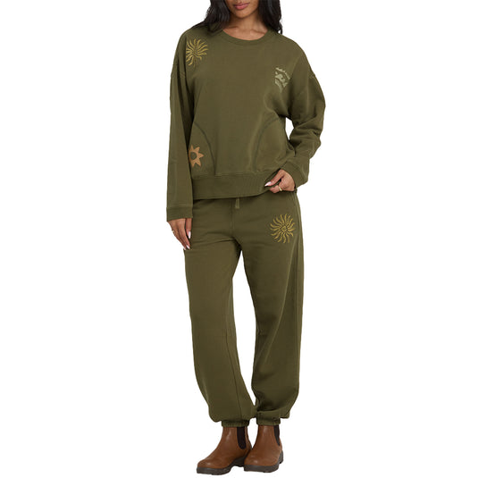 Billabong Women's Sightseer Wave Crew Sweatshirt 4