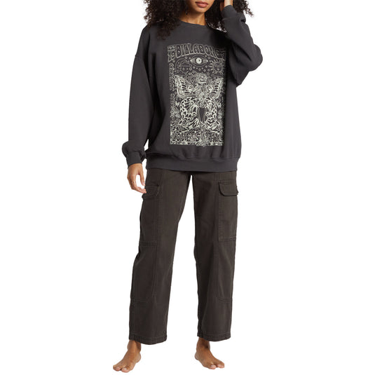 Billabong Women's Ride In Oversized Crew Sweatshirt 10