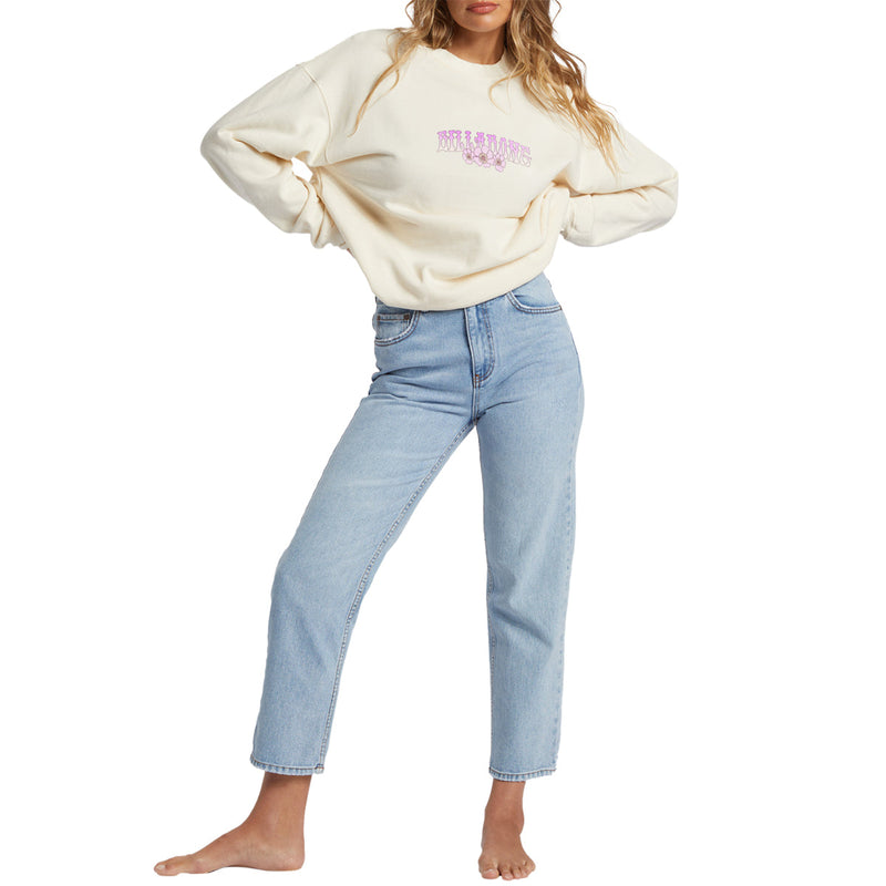 Load image into Gallery viewer, Billabong Women's Ride In Oversized Crew Sweatshirt 4
