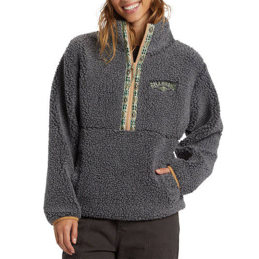 Billabong Women's Horizon Half-Zip Fleece Pullover Sweatshirt 5