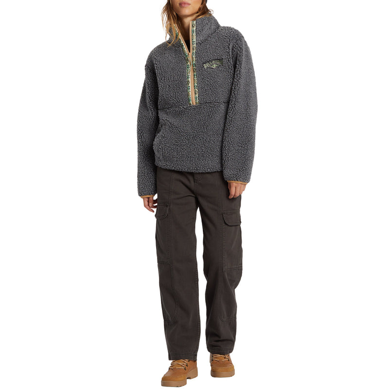 Load image into Gallery viewer, Billabong Women's Horizon Half-Zip Fleece Pullover Sweatshirt 9

