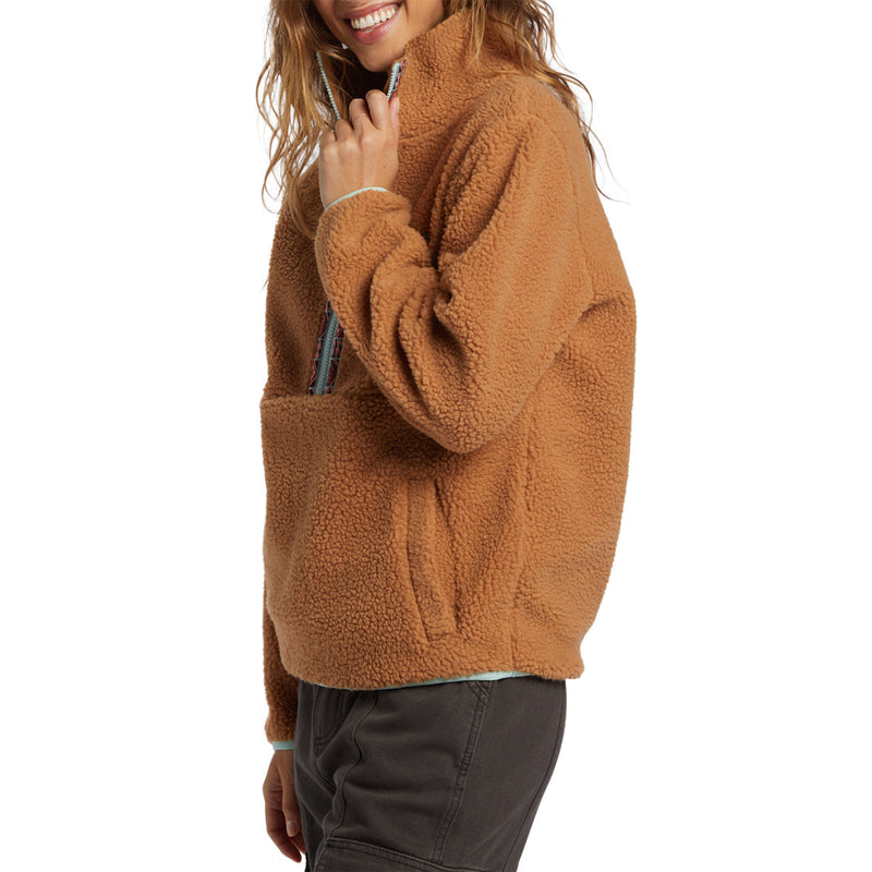Load image into Gallery viewer, Billabong Women's Horizon Half-Zip Fleece Pullover Sweatshirt 3
