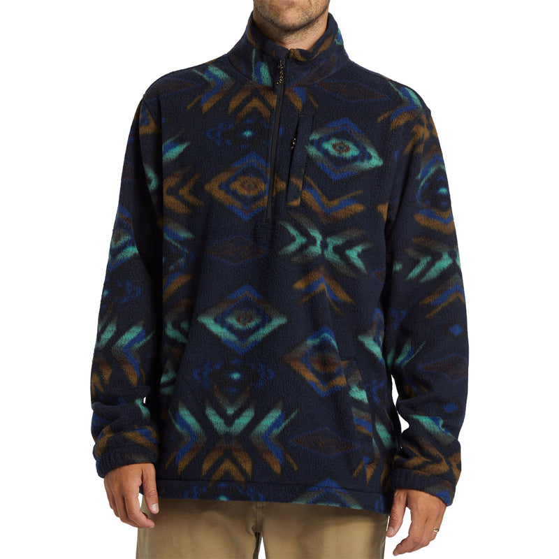 Load image into Gallery viewer, Billabong Boundary Half-Zip Mock Neck Polar Fleece Sweatshirt 3
