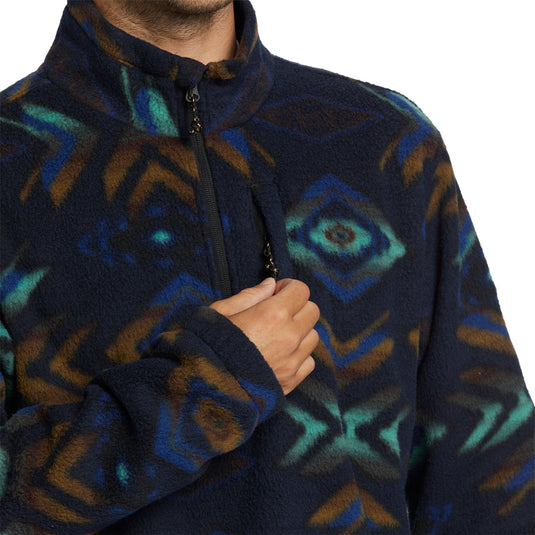 Billabong Boundary Half-Zip Mock Neck Polar Fleece Sweatshirt 8