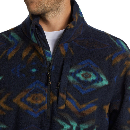 Billabong Boundary Half-Zip Mock Neck Polar Fleece Sweatshirt 7