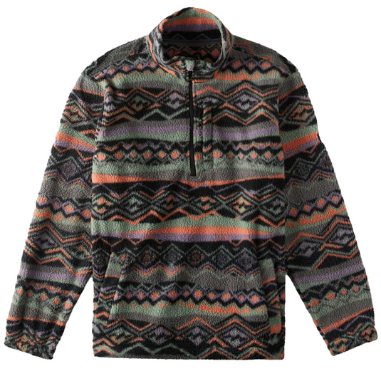 Billabong Boundary Half-Zip Mock Neck Fleece Sweatshirt 1