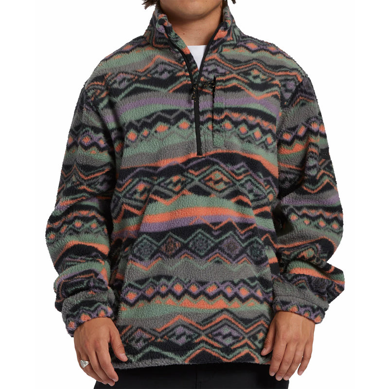 Load image into Gallery viewer, Billabong Boundary Half-Zip Mock Neck Fleece Sweatshirt 3
