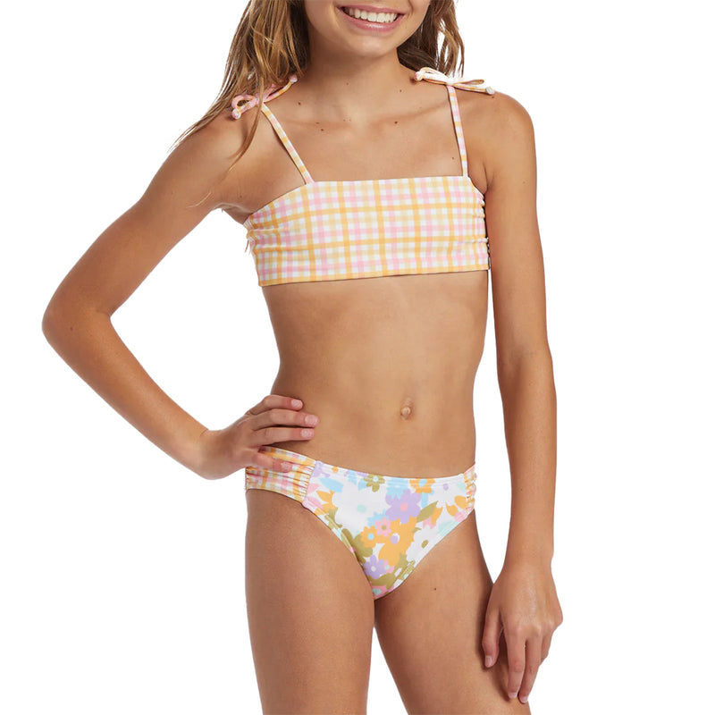 Load image into Gallery viewer, Billabong Youth Kissed By The Sun Reversible Tank Bikini Swimsuit Set 2
