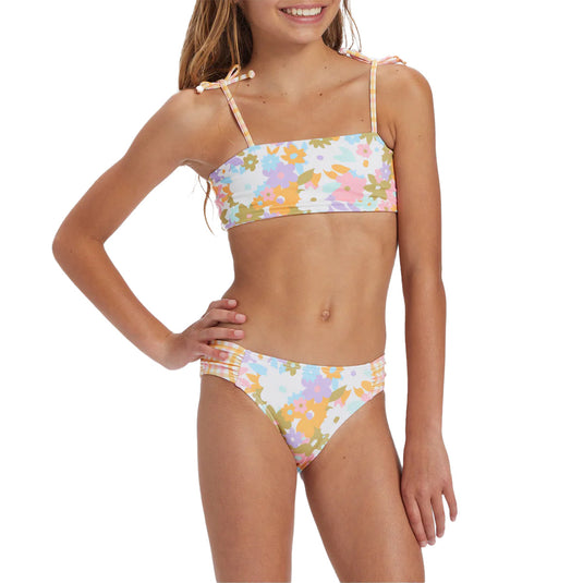 Billabong Youth Kissed By The Sun Reversible Tank Bikini Swimsuit Set 3