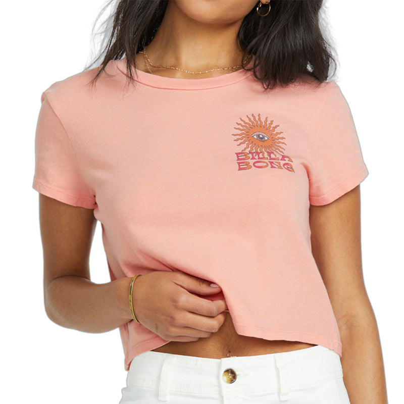 Load image into Gallery viewer, Billabong Women's Wave Trip Crop T-Shirt 1

