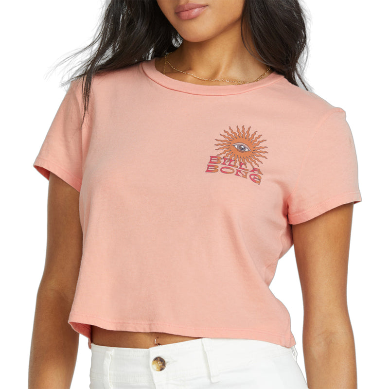 Load image into Gallery viewer, Billabong Women's Wave Trip Crop T-Shirt 2
