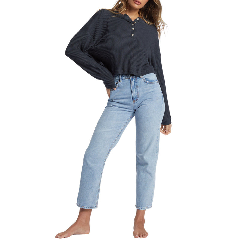 Load image into Gallery viewer, Billabong Women's Good Catch Henley Long Sleeve Top 9
