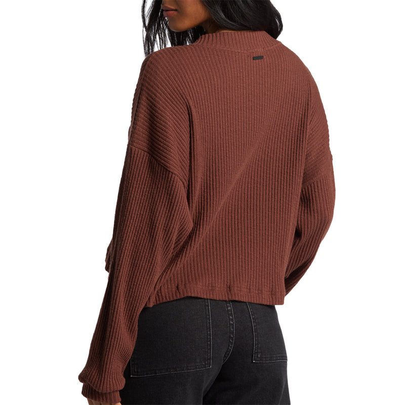 Load image into Gallery viewer, Billabong Women's Good Catch Henley Long Sleeve Top 2
