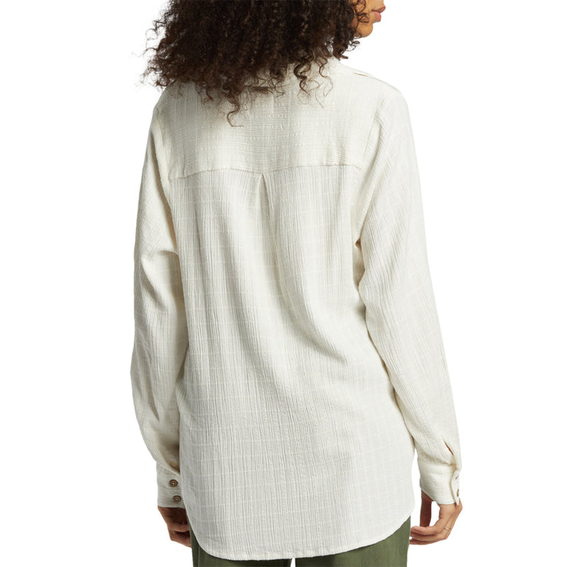 Load image into Gallery viewer, Billabong Women's Swell Long Sleeve Button-Up Shirt 3
