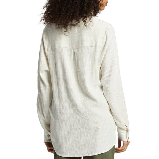 Billabong Women's Swell Long Sleeve Button-Up Shirt 3