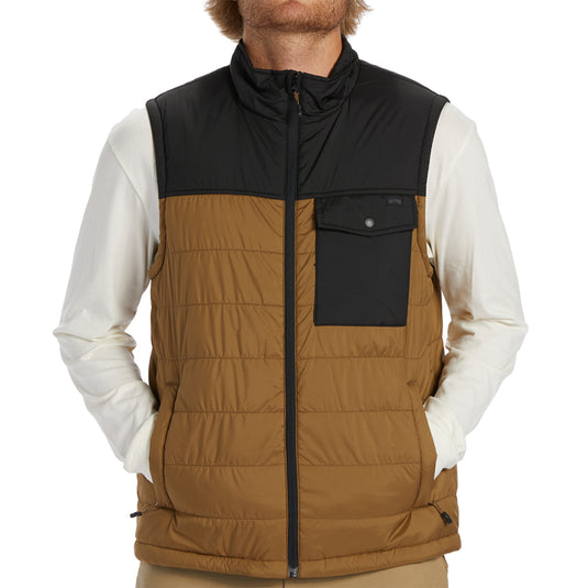 Billabong Prism Quilted Zip-Up Vest 3