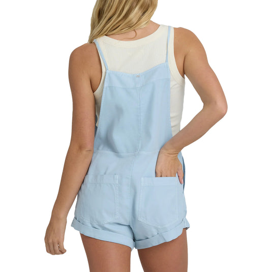 Billabong Women's Wild Pursuit Yarn-Dyed Overalls 2