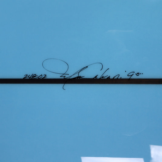 Bing The Majestic 9'0 × 22 ½ × 2 ⅞ Surfboard - Trans Blue 4