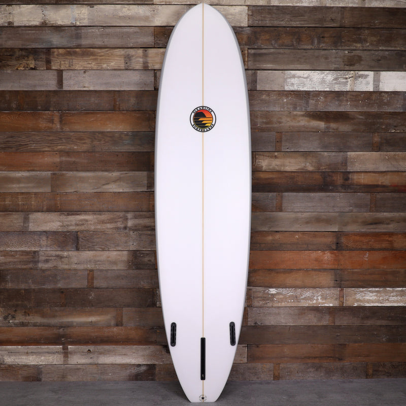 Load image into Gallery viewer, Cleanline Funboard 8'0 × 22 ½ × 2 ⅞ Surfboard - Black/Orange Fade 2

