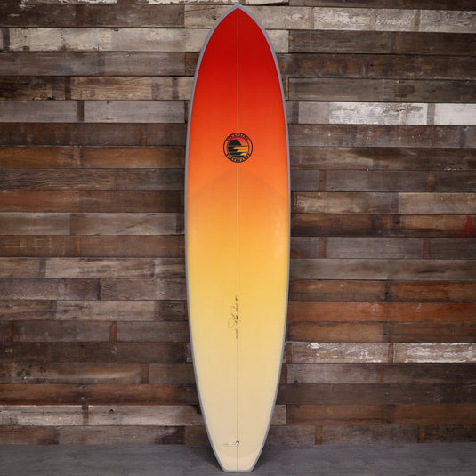 Cleanline Funboard 8'0 × 22 ½ × 2 ⅞ Surfboard - Black/Orange Fade 1