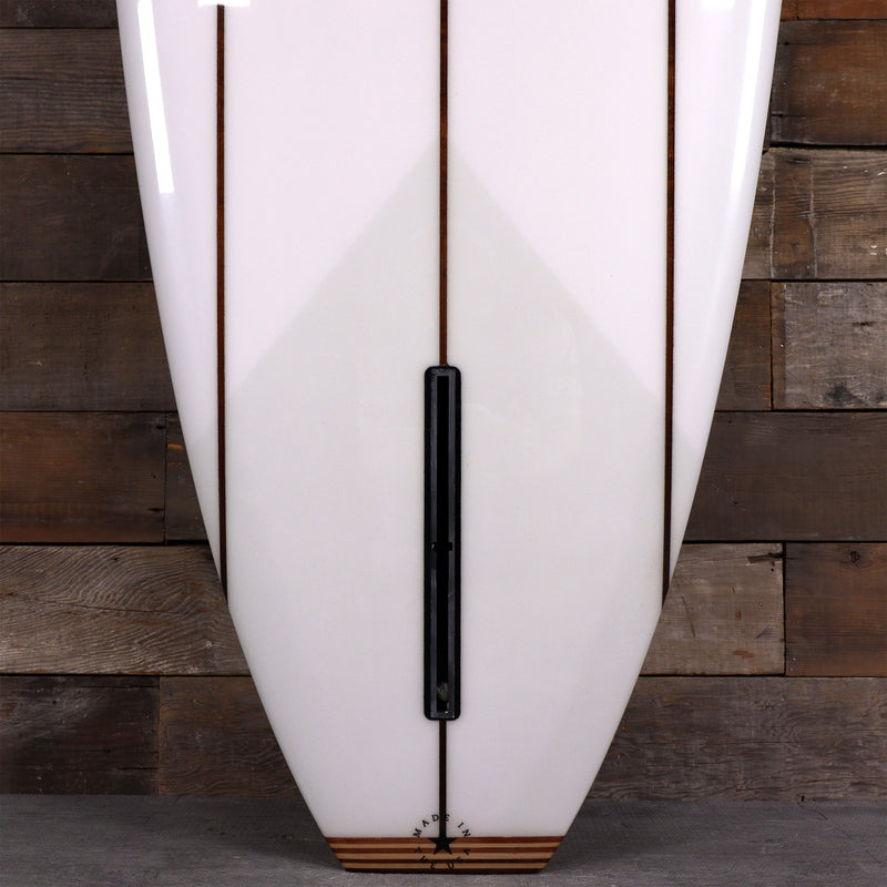 Load image into Gallery viewer, Cleanline Speed Shape 10'0 × 23 ¾ × 3 ⅜ Surfboard - Black/Orange Fade Pinlines 3
