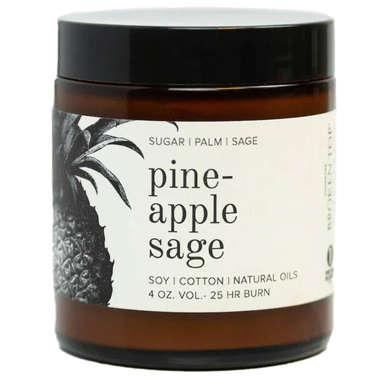 Broken Top Pineapple Sage Soy Candle - 4 oz. 1