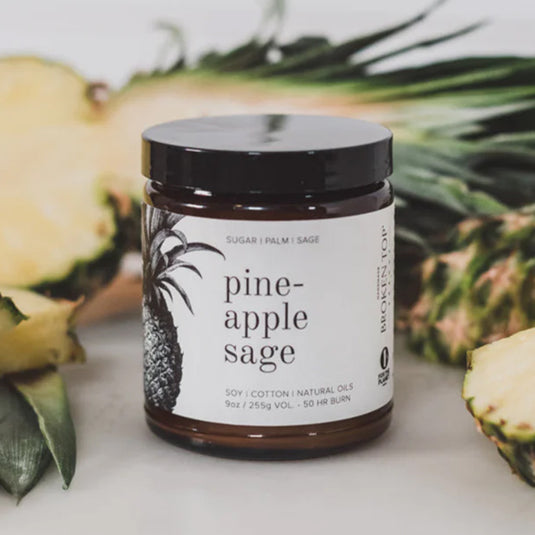 Broken Top Pineapple Sage Soy Candle - 4 oz. 2