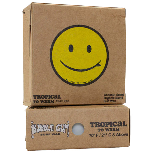 Bubble Gum Rob Machado Organic Blend Tropical/Warm Surf Wax 1