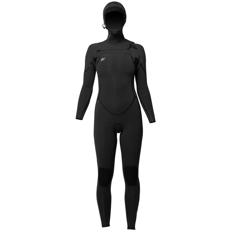 Load image into Gallery viewer, Buell Women's RB2 6/5/4 Hooded Chest-Zip Wetsuit 1
