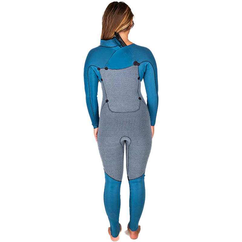 Load image into Gallery viewer, Buell Women's RB2 6/5/4 Hooded Chest-Zip Wetsuit 4
