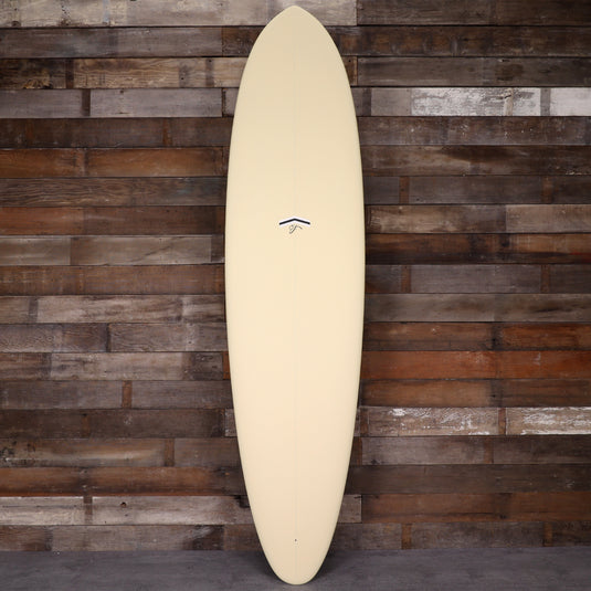 CJ Nelson Designs Outlier Mid-Length Thunderbolt Red 7'6 × 22 ¼ × 2 15/16 Surfboard - Tan 1