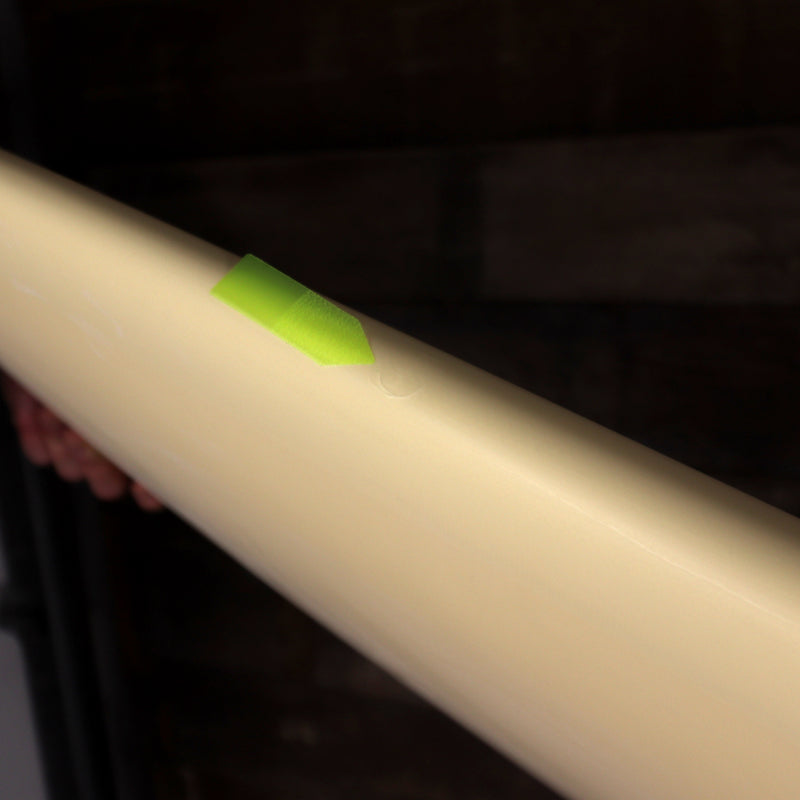 Load image into Gallery viewer, CJ Nelson Designs Parallax Thunderbolt Red 9'9 × 24 × 3 ⅓ Surfboard - Tan • DAMAGED 5
