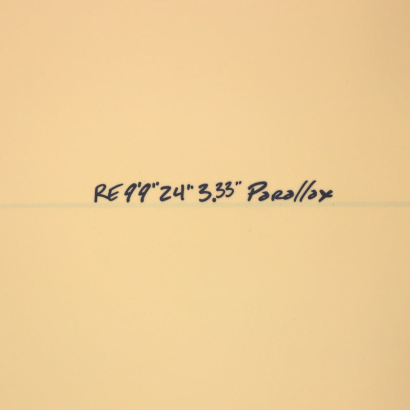 Load image into Gallery viewer, CJ Nelson Designs Parallax Thunderbolt Red 9'9 × 24 × 3 ⅓ Surfboard - Tan • DAMAGED 4

