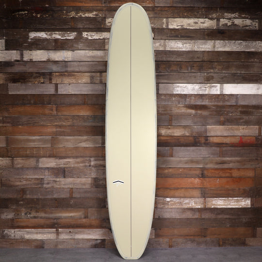 CJ Nelson Designs Slasher Low Pro Thunderbolt Black 9'3 × 23 × 3 Surfboard - Black Tan/Brushed Carbon