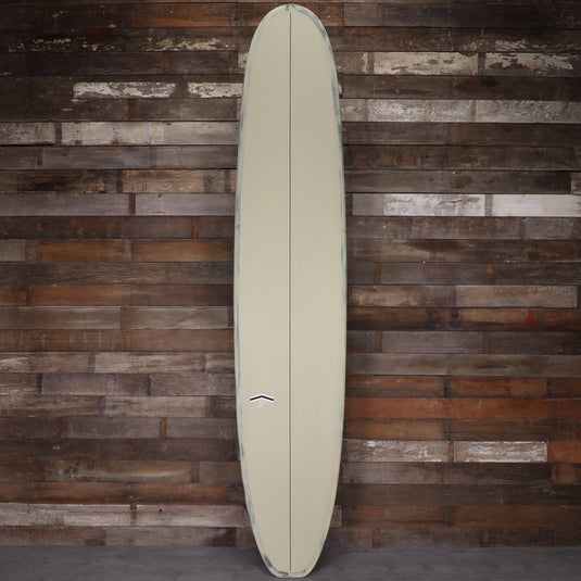 CJ Nelson Designs Slasher Low Pro Thunderbolt Black 9'6 × 23 ¼ × 3 ⅛ Surfboard - Tan/Brushed Carbon 1