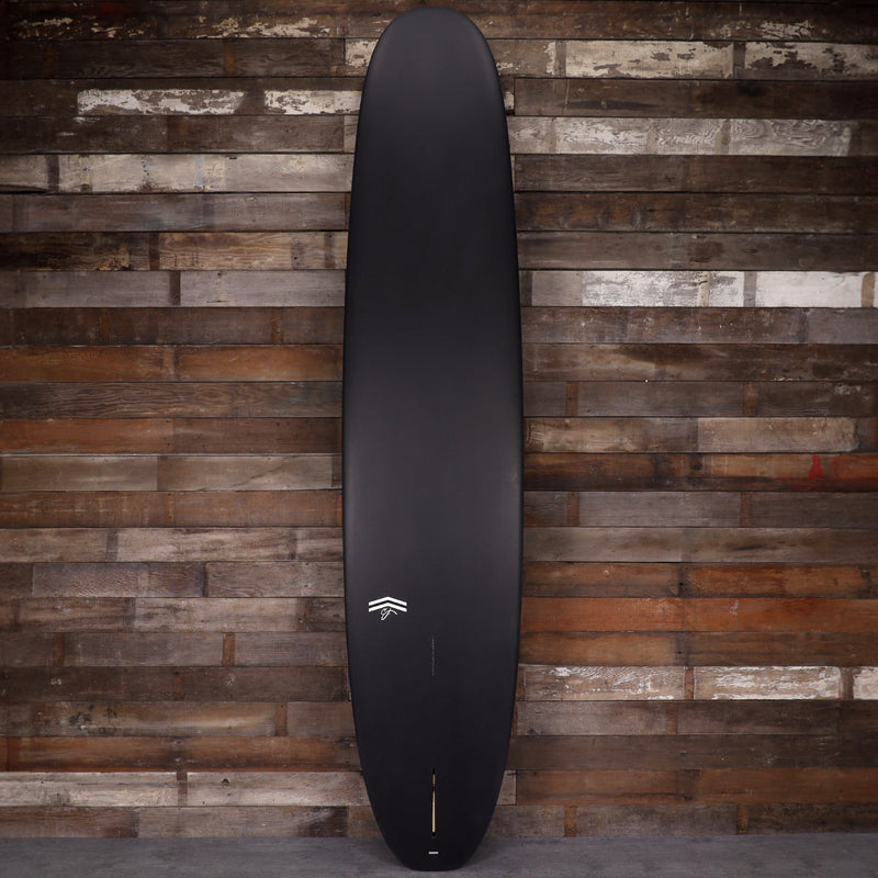 Load image into Gallery viewer, CJ Nelson Designs Slasher Low Pro Thunderbolt Black 9'6 × 23 ¼ × 3 ⅛ Surfboard - Tan/Carbon 2
