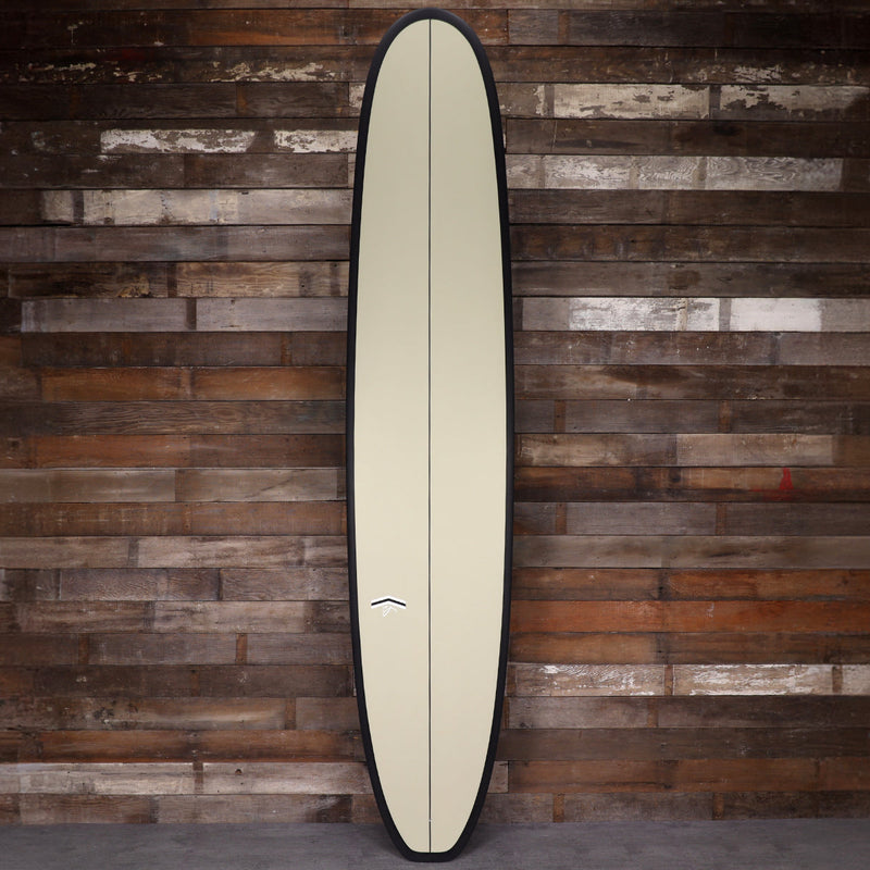 Load image into Gallery viewer, CJ Nelson Designs Slasher Low Pro Thunderbolt Black 9'6 × 23 ¼ × 3 ⅛ Surfboard - Tan/Carbon 1
