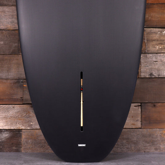 CJ Nelson Designs Slasher Low Pro Thunderbolt Black 9'6 × 23 ¼ × 3 ⅛ Surfboard - Tan/Carbon 3