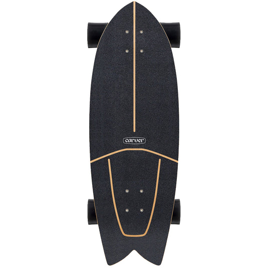 Carver Channel Islands Fish C7 Raw 29.25" Surfskate Skateboard Complete 2