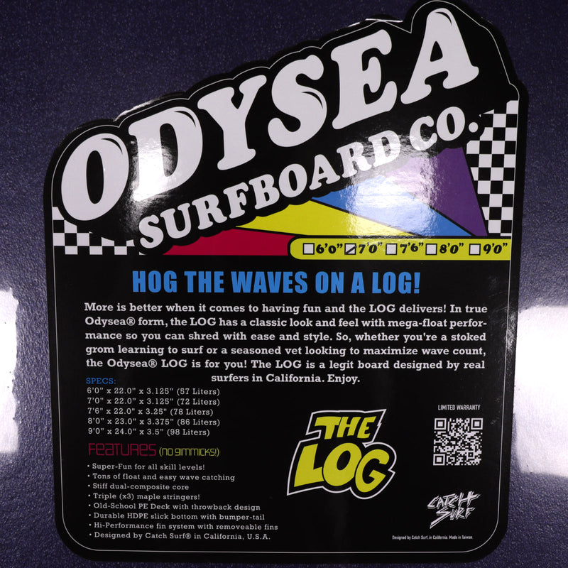 Load image into Gallery viewer, Catch Surf Odysea Log Todd DiCiurcio 7'0 × 22 × 3 ⅛ Surfboard - Midnight Blue 4
