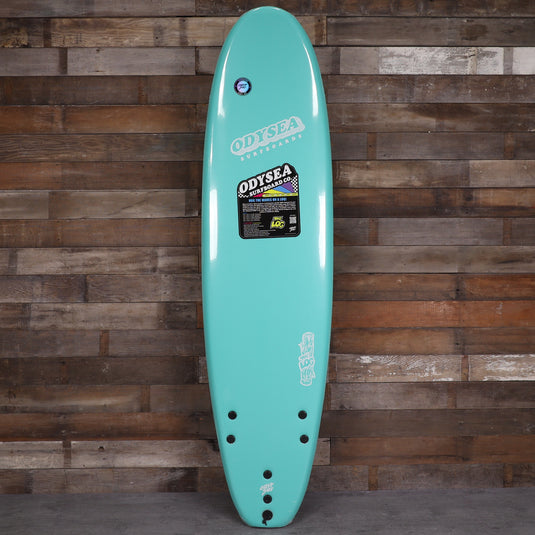 Catch Surf Odysea Log 7'0 × 22 × 3 ⅛ Surfboard - Turquoise/Checkers 1