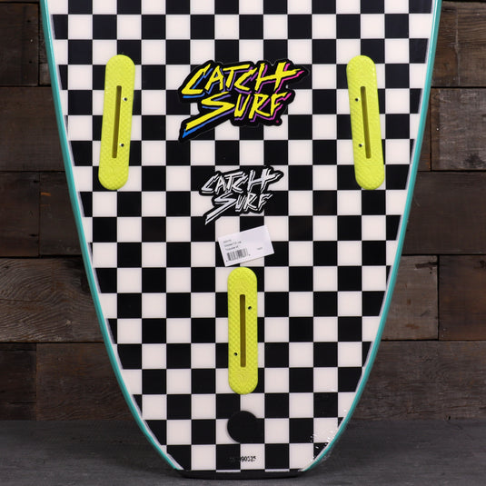Catch Surf Odysea Log 7'0 × 22 × 3 ⅛ Surfboard - Turquoise/Checkers 3
