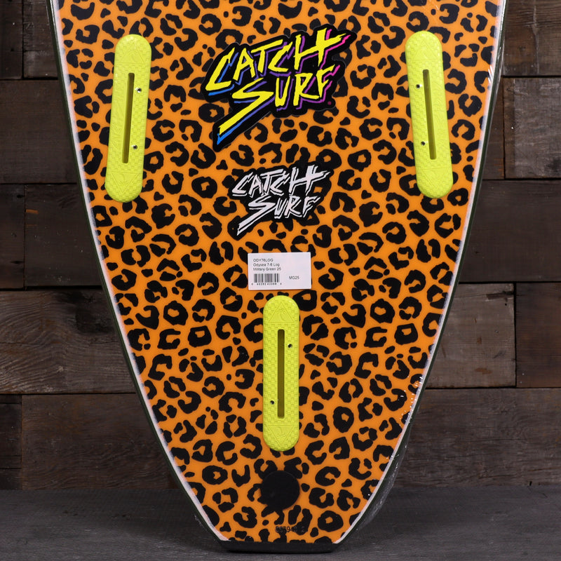Load image into Gallery viewer, Catch Surf Odysea Log 7'6 × 22 × 3 ¼ Surfboard - Military Green/Cheetah 3
