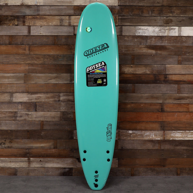 Load image into Gallery viewer, Catch Surf Odysea Log 7'6 × 22 × 3 ¼ Surfboard - Turquoise/Checkers
