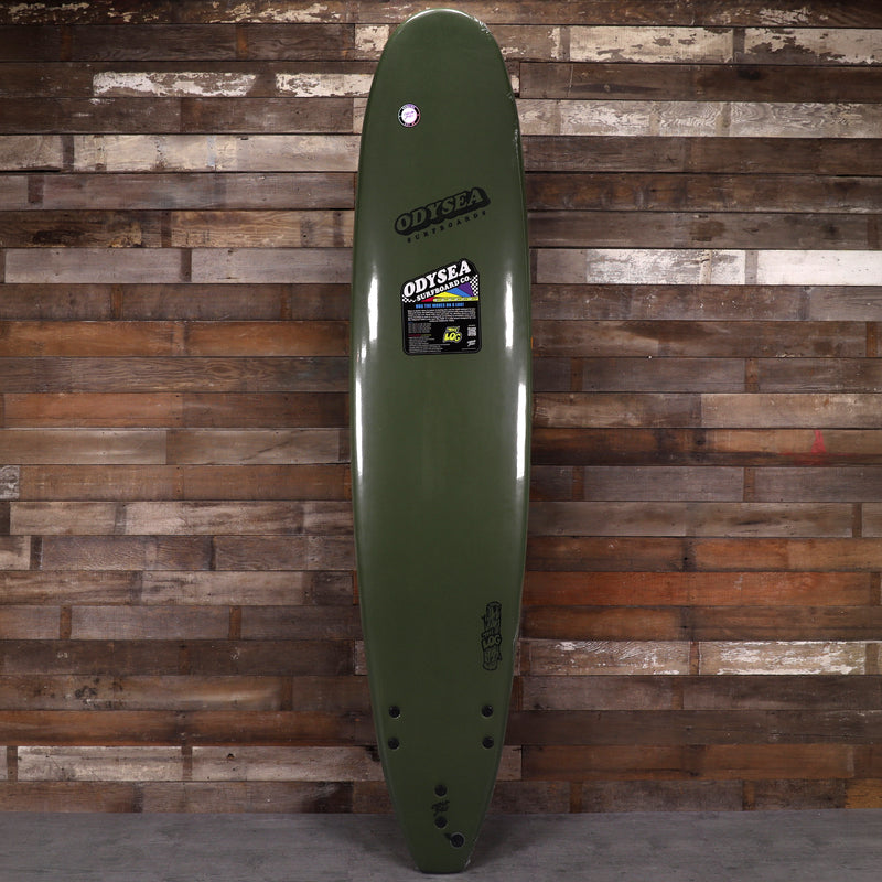 Load image into Gallery viewer, Catch Surf Odysea Log 9'0 × 24 × 3 ½ Surfboard - Military Green/Stripes • DAMAGED
