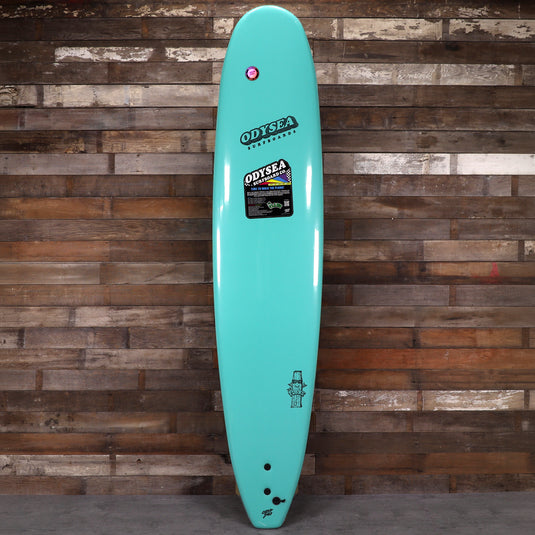 Catch Surf Odysea Plank 9'0 × 24 × 3 ½ Surfboard - Turquoise/Checkers